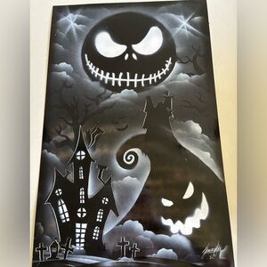 Spooky Black and Gray Wall Art Decor